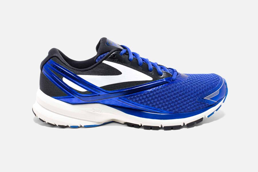 Brooks Launch 4 Mens UK - Road Running Shoes - Blue /Black 746-FPIZTD